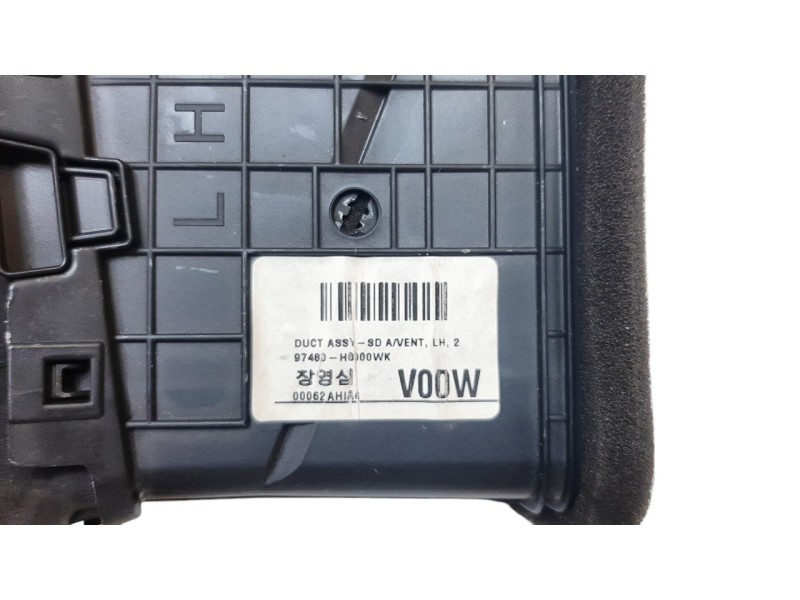 Recambio de aireador izquierdo para kia rio (yb) 1.2 cat referencia OEM IAM 97480H8900WK  