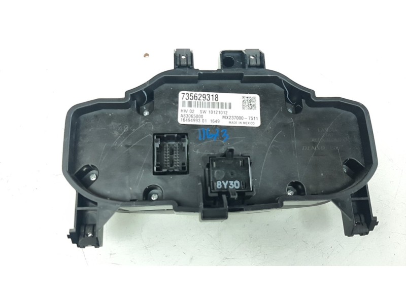 Recambio de mando climatizador para fiat nuova 500 (150) 1.2 cat referencia OEM IAM 735629318  