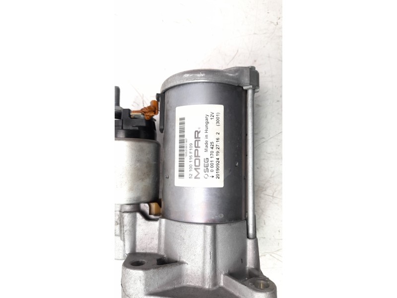 Recambio de motor arranque para fiat nuova 500 (150) 1.2 cat referencia OEM IAM 52100116F109 ARF710401HQ 