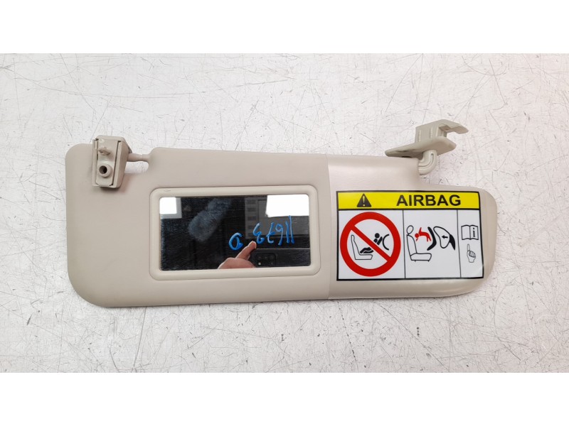 Recambio de parasol derecho para fiat nuova 500 (150) 1.2 cat referencia OEM IAM 735717010  