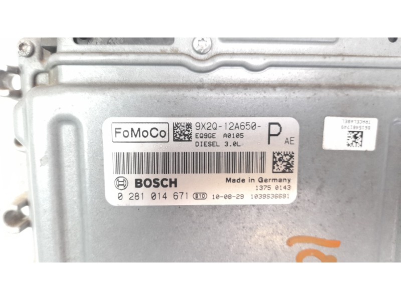 Recambio de centralita motor uce para jaguar xf 3.0 v6 diesel cat referencia OEM IAM 9X2Q12A650AE 0281014671 