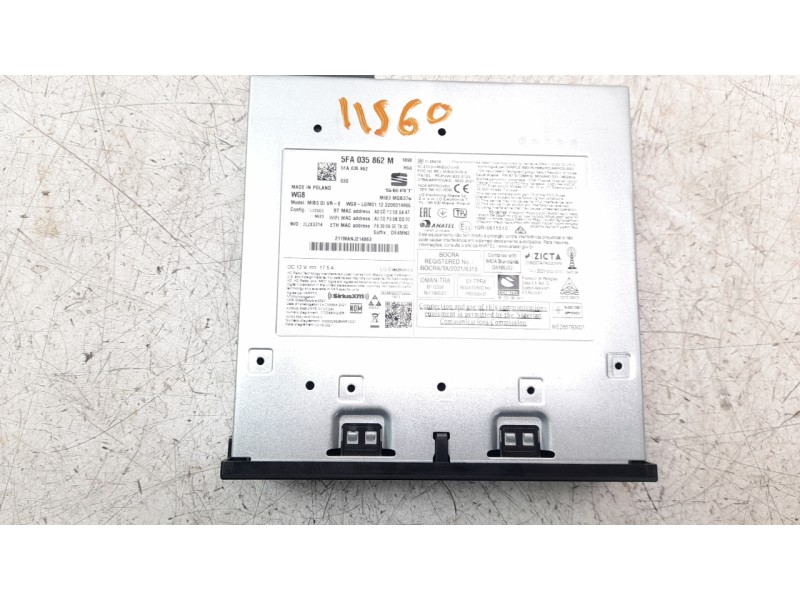 Recambio de sistema audio / radio cd para cupra formentor 1.5 tsi referencia OEM IAM 5FA035862M  