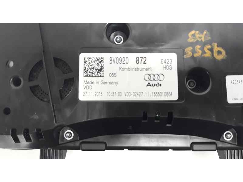 Recambio de cuadro instrumentos para audi a3 sportback (8va) ambiente referencia OEM IAM 8V0920872 A2C94972900 