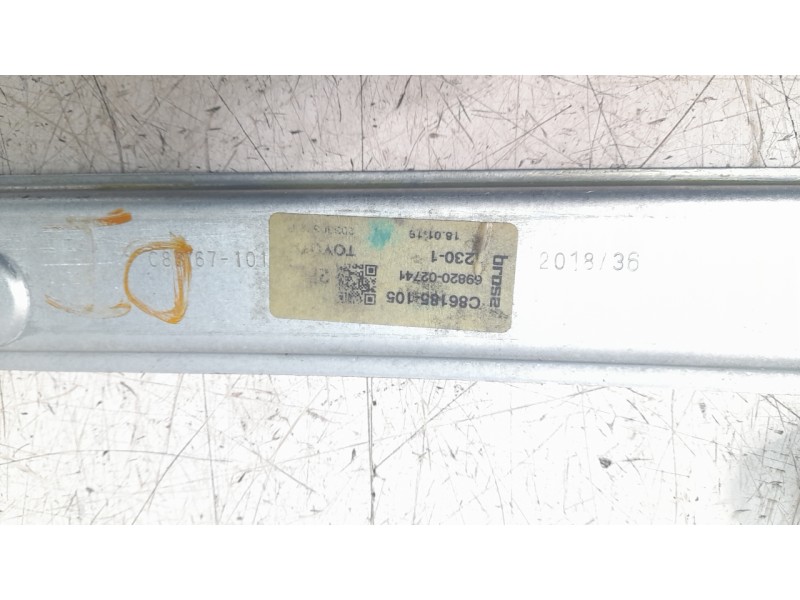 Recambio de elevalunas delantero izquierdo para toyota corolla (e21) hybrid style referencia OEM IAM 6982002741  