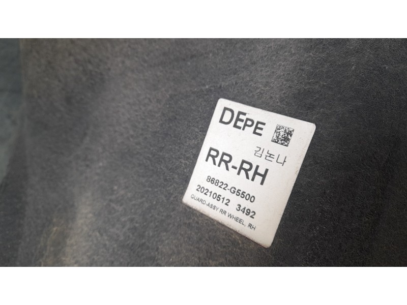 Recambio de paso rueda trasero derecho para kia niro referencia OEM IAM 86822G5500  