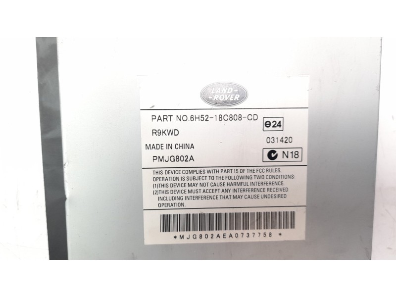 Recambio de sistema audio / radio cd para jaguar xf 3.0 v6 diesel cat referencia OEM IAM 6H5218C808CD  