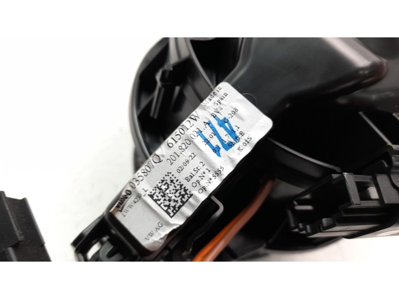 Recambio de ventilador calefaccion para audi a1 sportback (gba) 1.5 16v tsi act referencia OEM IAM 201820021A  