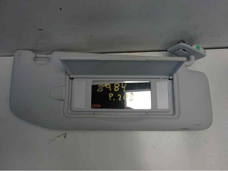 Recambio de parasol derecho para peugeot 208 allure referencia OEM IAM 1619396180  