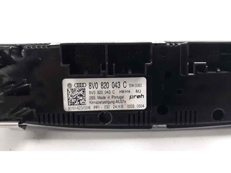 Recambio de mando climatizador para audi a3 sportback (8va) ambiente referencia OEM IAM 8V0820043C  