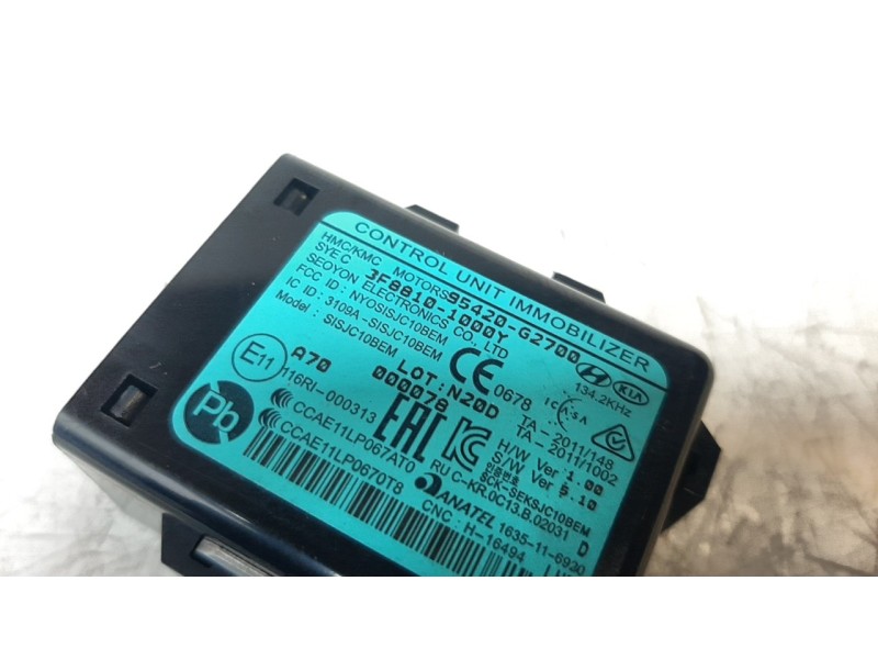 Recambio de modulo electronico para kia niro referencia OEM IAM 95420G2700  