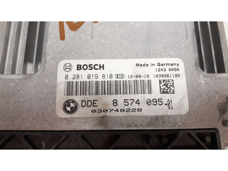 Recambio de centralita motor uce para bmw serie 3 lim. (f30) 318d referencia OEM IAM 8574095 0281019810 