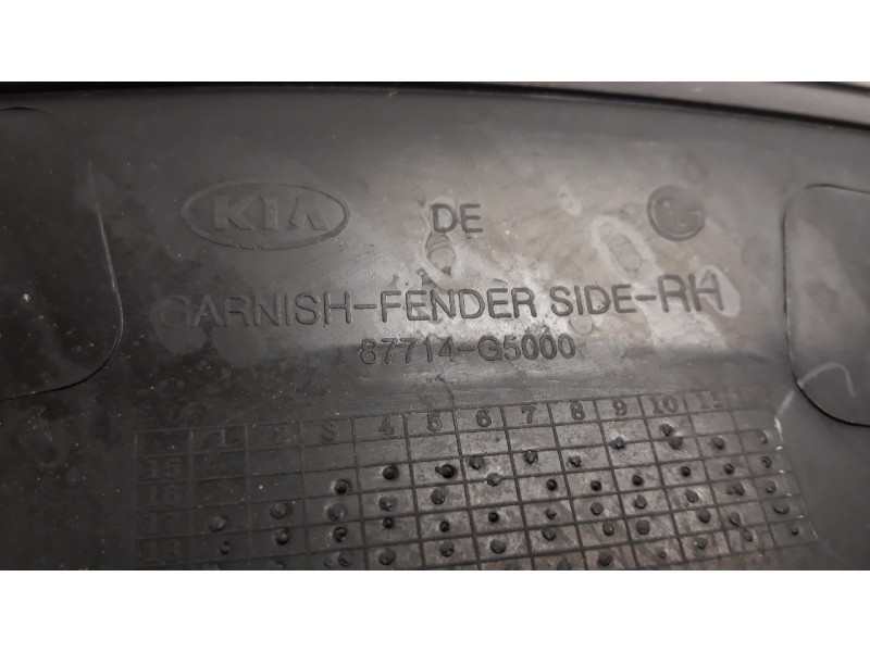 Recambio de aletin delantero derecho para kia niro referencia OEM IAM 87714G5000  