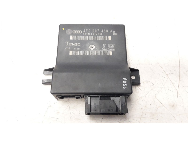 Recambio de modulo electronico para audi a8 (4e2) 3.0 v6 24v tdi referencia OEM IAM 4E0907468A  