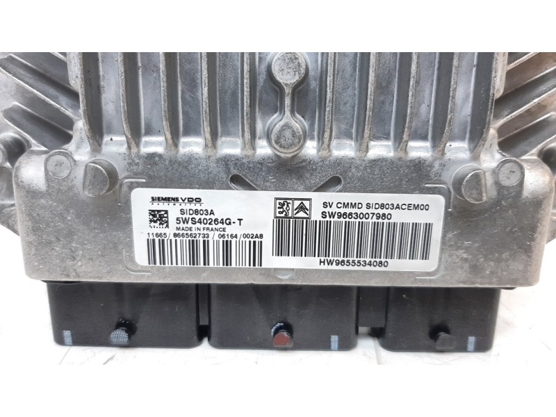 Recambio de centralita motor uce para peugeot 407 st confort referencia OEM IAM 9663007980  