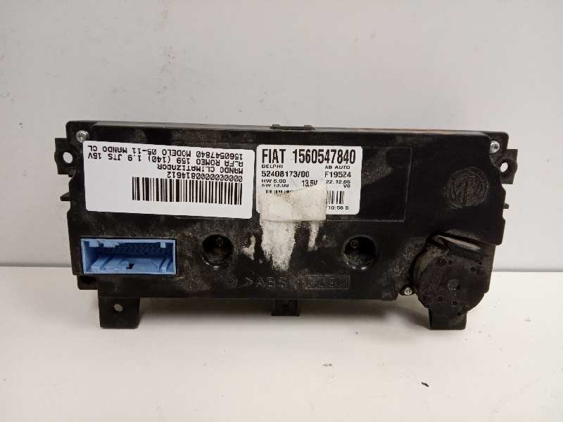 Recambio de mando climatizador para alfa romeo 159 (140) 1.9 jts 16v / selective referencia OEM IAM 1560547840  
