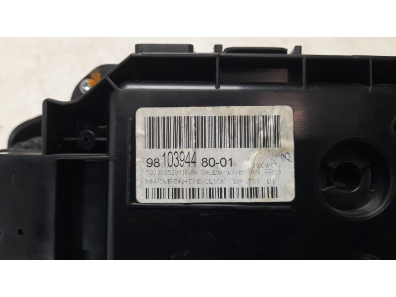 Recambio de cuadro instrumentos para peugeot 3008 1.6 blue-hdi fap referencia OEM IAM 9810394480  