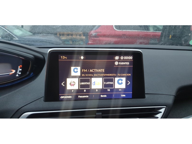 Recambio de pantalla multifuncion para peugeot 3008 1.6 blue-hdi fap referencia OEM IAM 9830424280  
