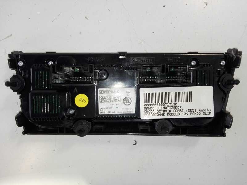 Recambio de mando climatizador para skoda octavia combi (5e5) ambition referencia OEM IAM 5E0907044K  
