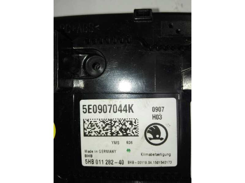 Recambio de mando climatizador para skoda octavia combi (5e5) ambition referencia OEM IAM 5E0907044K  