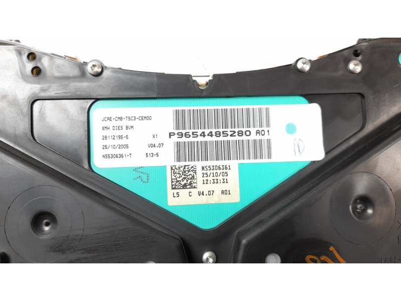 Recambio de cuadro instrumentos para peugeot 307 (s1) xt referencia OEM IAM 21651870  