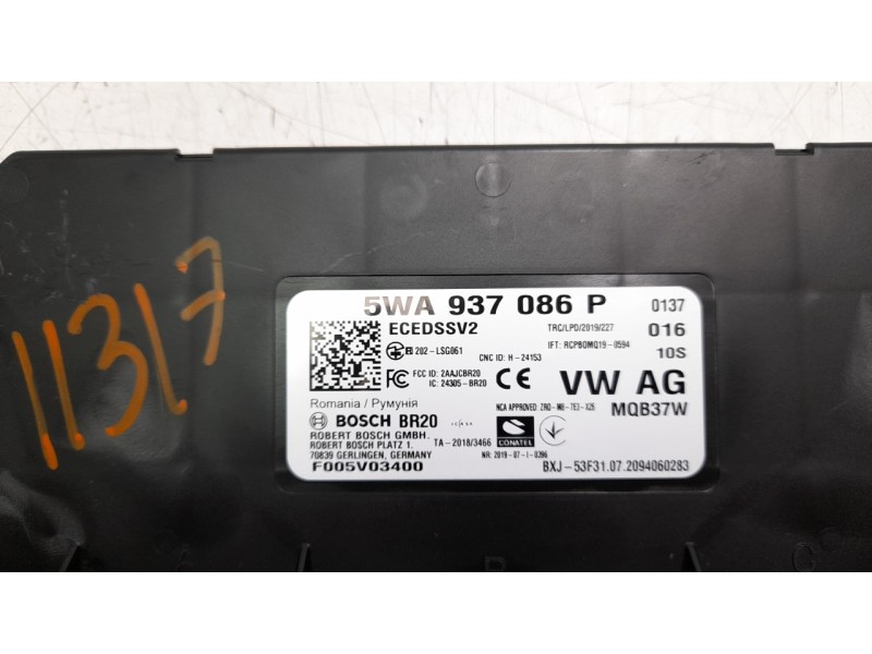 Recambio de modulo electronico para seat leon (kl1) 1.5 16v etsi act referencia OEM IAM 5WA937086P  