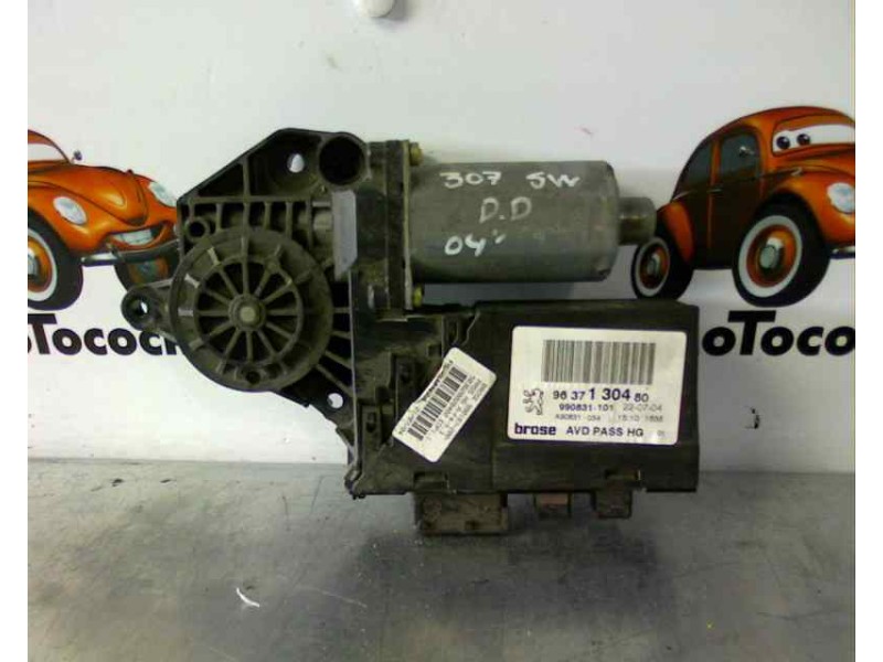 Recambio de motor elevalunas delantero derecho para peugeot 307 (s1) referencia OEM IAM 990831101 9637130480 