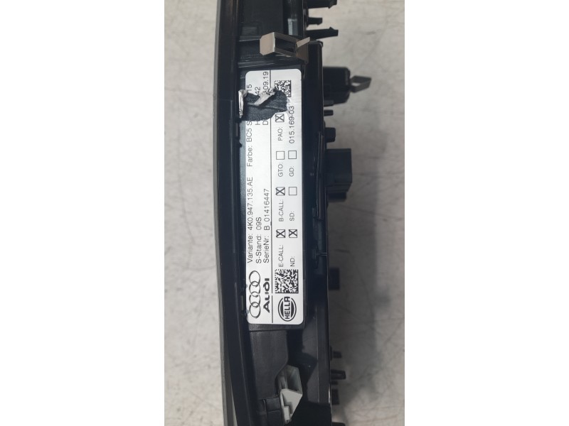 Recambio de luz interior para audi a4 berlina (8wc) 35 tdi s line referencia OEM IAM 4K0947135AE  