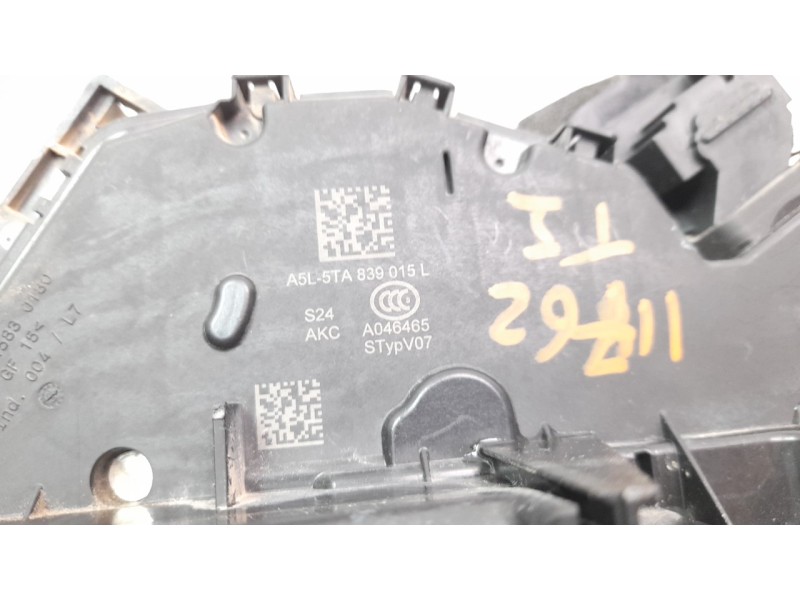 Recambio de cerradura puerta trasera izquierda para volkswagen golf viii lim. (cd1) life referencia OEM IAM 5TA839015L  