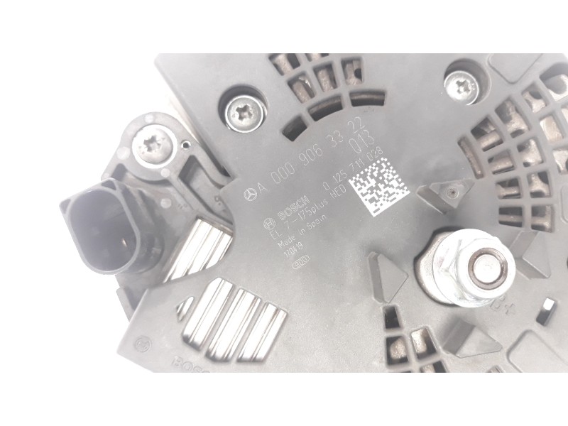 Recambio de alternador para mercedes-benz clase a (w176) 2.1 cdi cat referencia OEM IAM A0009063322 ALF260401 