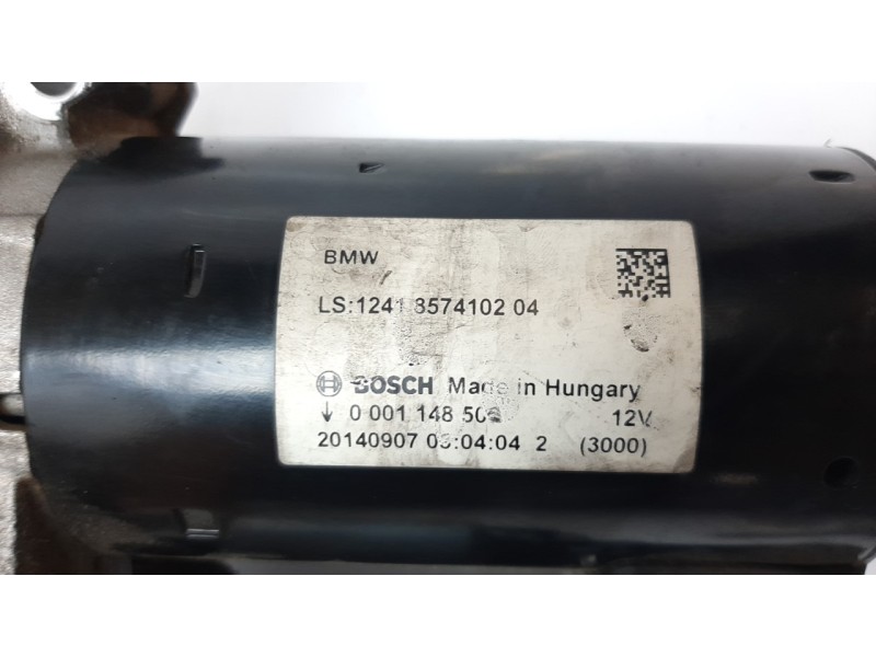 Recambio de motor arranque para bmw serie 3 lim. (f30) 2.0 turbodiesel referencia OEM IAM 12418574102 ARF260501 S50552