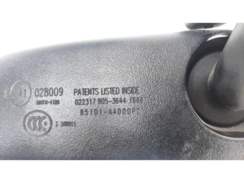 Recambio de espejo para hyundai ioniq referencia OEM IAM 85101A4000  