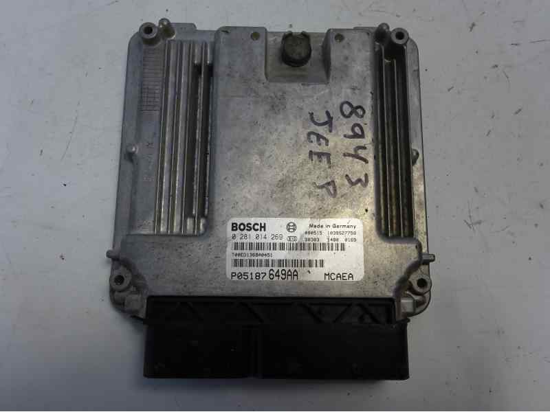 Recambio de centralita motor uce para jeep compass referencia OEM IAM P05187649AA 0281014269 1039S27758