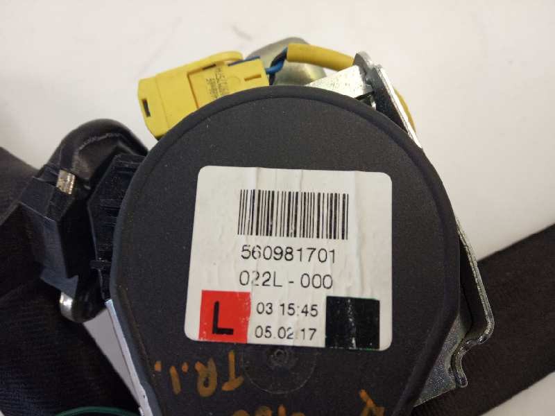 Recambio de cinturon seguridad trasero izquierdo para porsche cayenne (typ 9pa) s referencia OEM IAM 560981701  