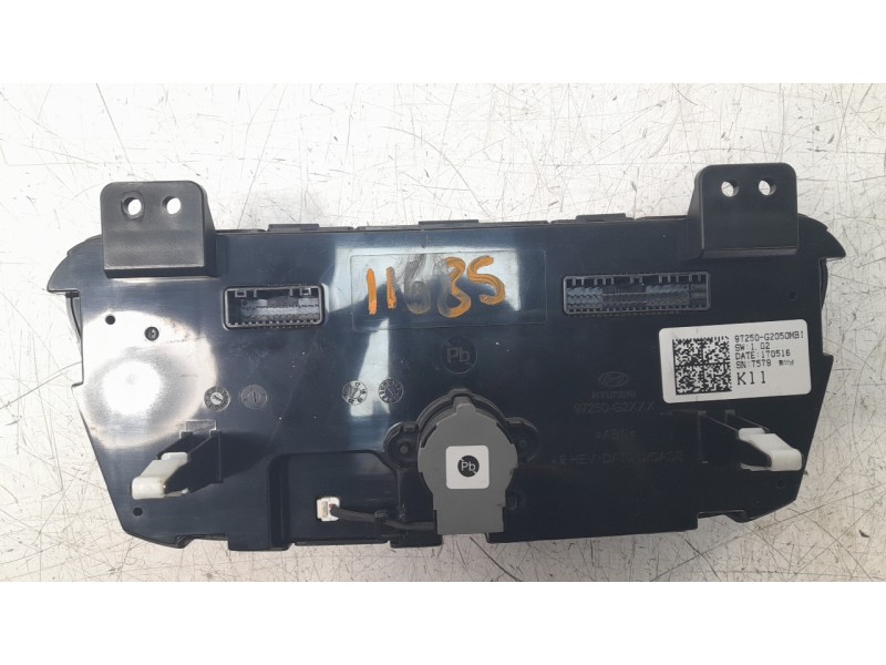 Recambio de mando climatizador para hyundai ioniq referencia OEM IAM 97250G2050MBI  
