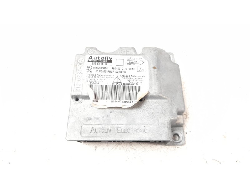 Recambio de centralita airbag para peugeot 407 st confort referencia OEM IAM 9655880880  