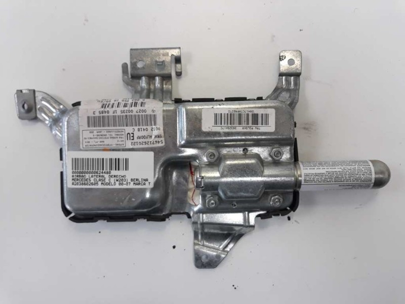 Recambio de airbag lateral derecho para mercedes-benz clase c (w203) berlina 200 cdi (203.004) referencia OEM IAM A2038602605 00