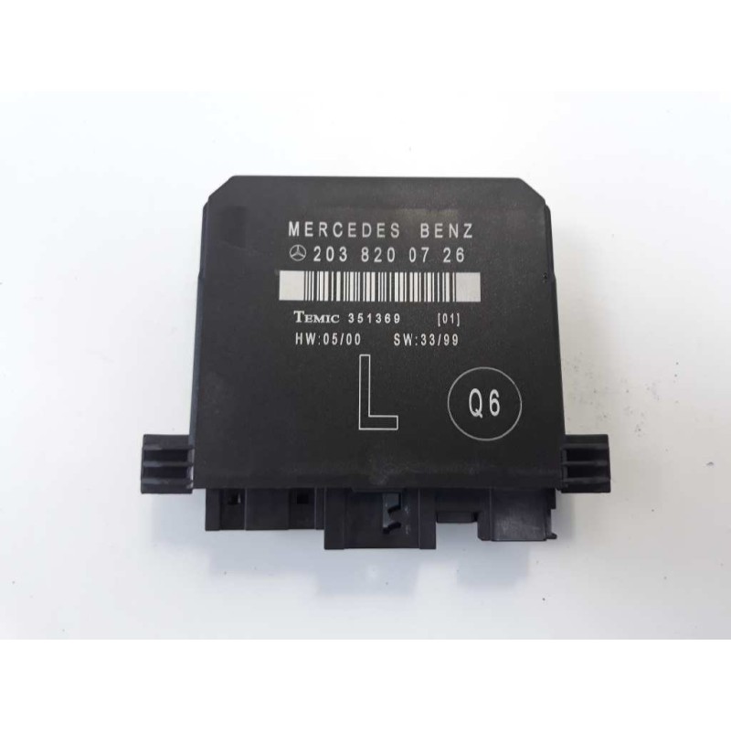 Recambio de modulo confort para mercedes-benz clase c (w203) berlina 200 cdi (203.004) referencia OEM IAM 2038200726 351369 