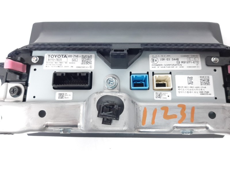 Recambio de pantalla multifuncion para lexus nx 2.5 16v cat (híbrido) referencia OEM IAM 8611078020  