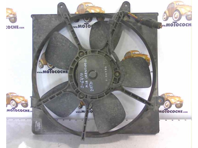 Recambio de electroventilador para kia carnival 2.9 turbodiesel cat referencia OEM IAM   6410