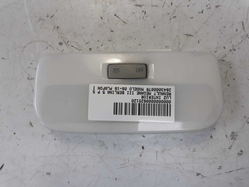 Recambio de luz interior para renault megane iii berlina 5 p style referencia OEM IAM 264300007R  