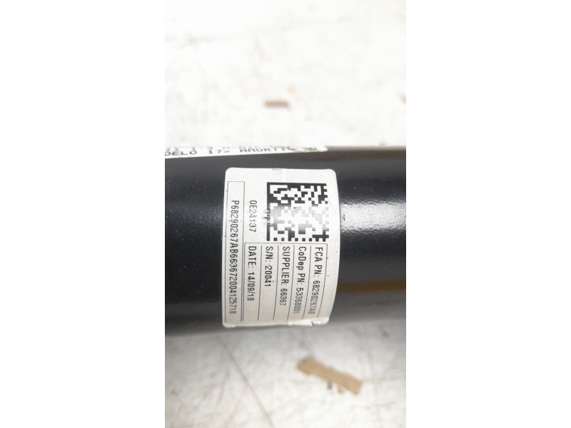 Recambio de amortiguador trasero izquierdo para jeep compass ii 1.4 m-air cat referencia OEM IAM 68290267AB  