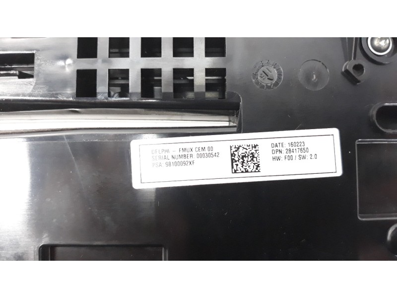Recambio de mando climatizador para citroen c4 lim. feel edition referencia OEM IAM 98100092XF  