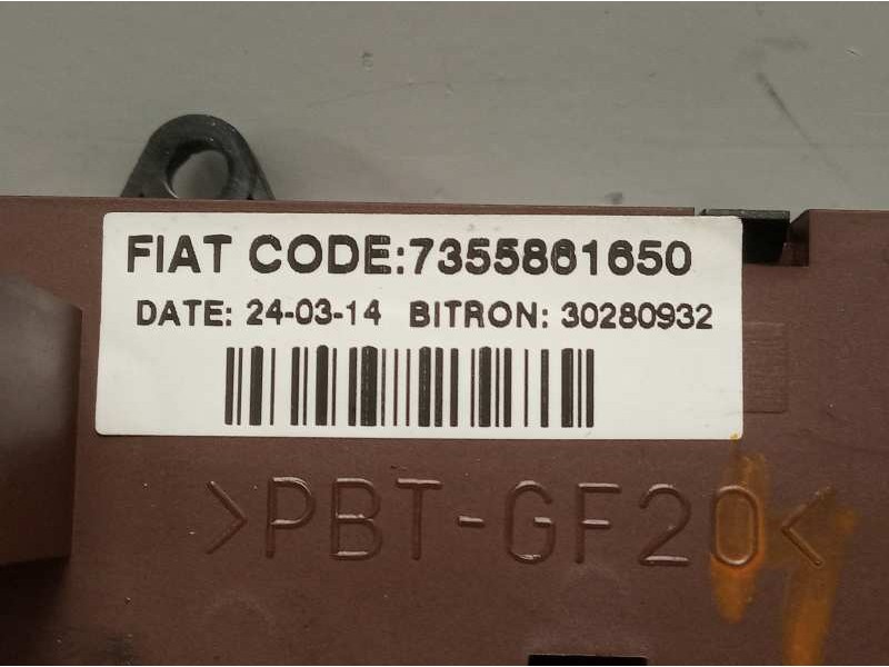 Recambio de warning para peugeot boxer caja cerr. techo elevado (bat.3450)(335)(2007 =>) hdi (335) referencia OEM IAM 7355861650