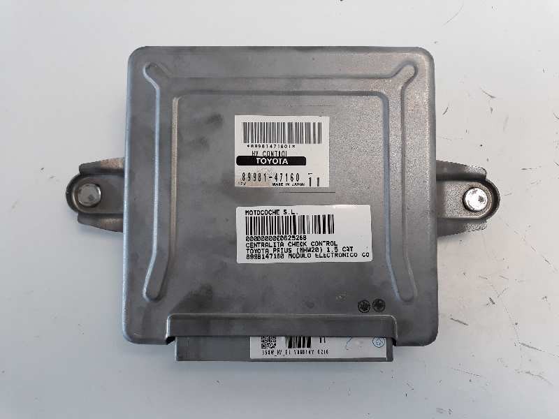Recambio de centralita check control para toyota prius (nhw20) 1.5 cat referencia OEM IAM 8998147160  