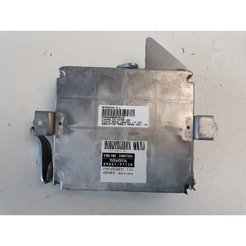 Recambio de centralita motor uce para toyota prius (nhw20) 1.5 cat referencia OEM IAM 8966147120 2751005471 