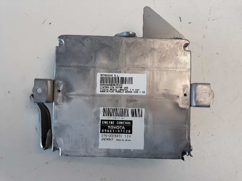 Recambio de centralita motor uce para toyota prius (nhw20) 1.5 cat referencia OEM IAM 8966147120 2751005471 