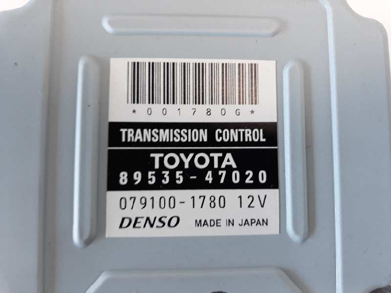 Recambio de centralita cambio automatico para toyota prius (nhw20) 1.5 cat referencia OEM IAM 8953547020 791001780 