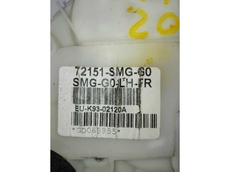 Recambio de cerradura puerta delantera izquierda para honda civic berlina 5 (fk) 1.8 comfort referencia OEM IAM 72151SMGG0  