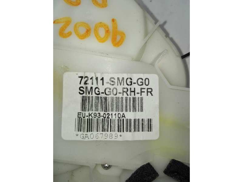 Recambio de cerradura puerta delantera derecha para honda civic berlina 5 (fk) 1.8 comfort referencia OEM IAM   