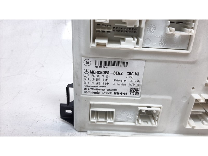 Recambio de caja reles / fusibles para mercedes-benz clase b (w246) 1.5 cdi cat referencia OEM IAM A1569007402  
